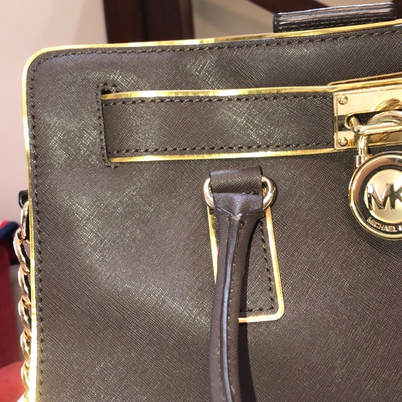 Michael Kors MK Large Saffiano Leather Hamilton - Picture 3 of 8